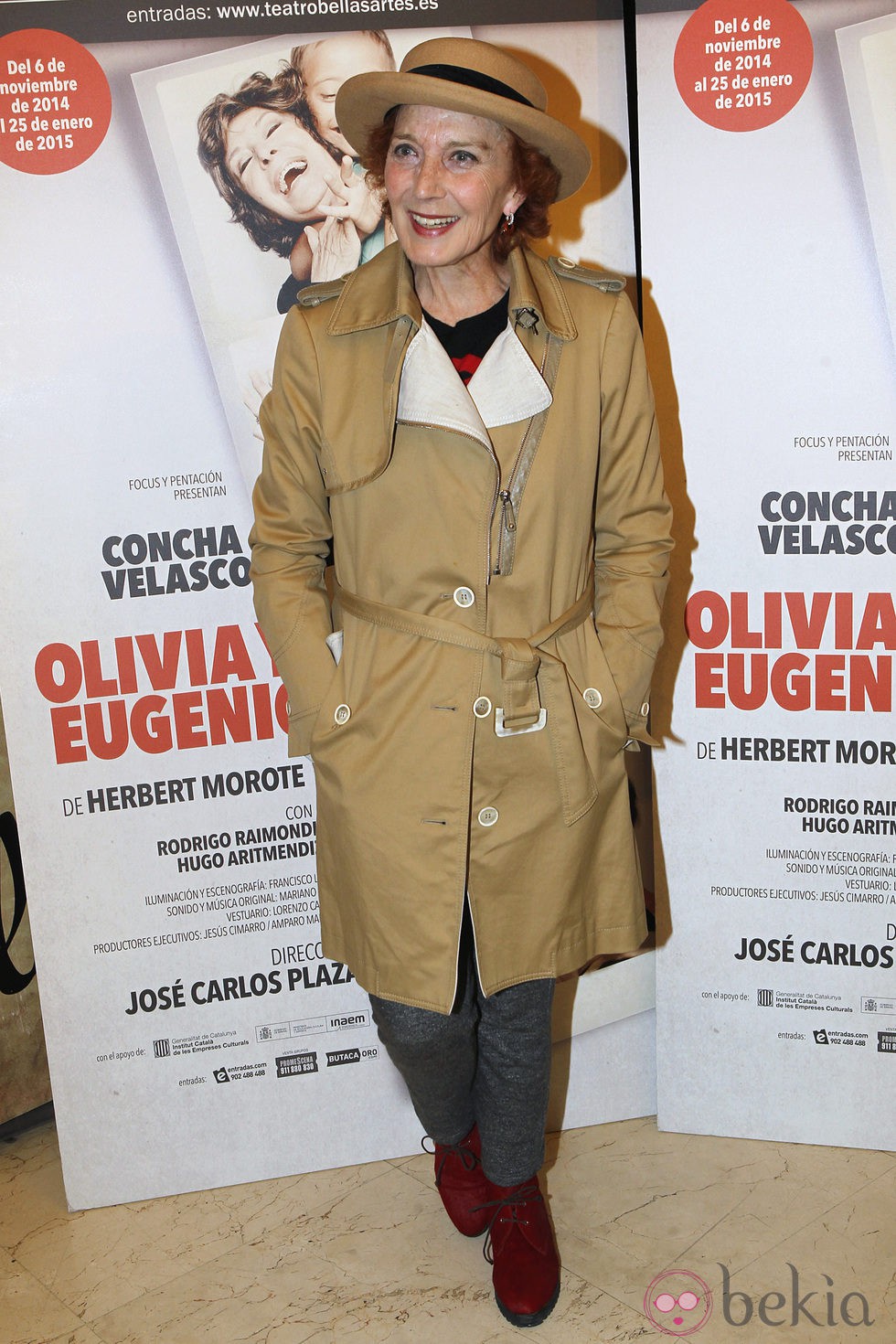 Marisa Paredes en el estreno de 'Olivia y Eugenio' en Madrid