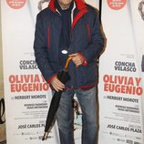 Máximo Valverde en el estreno de 'Olivia y Eugenio' en Madrid