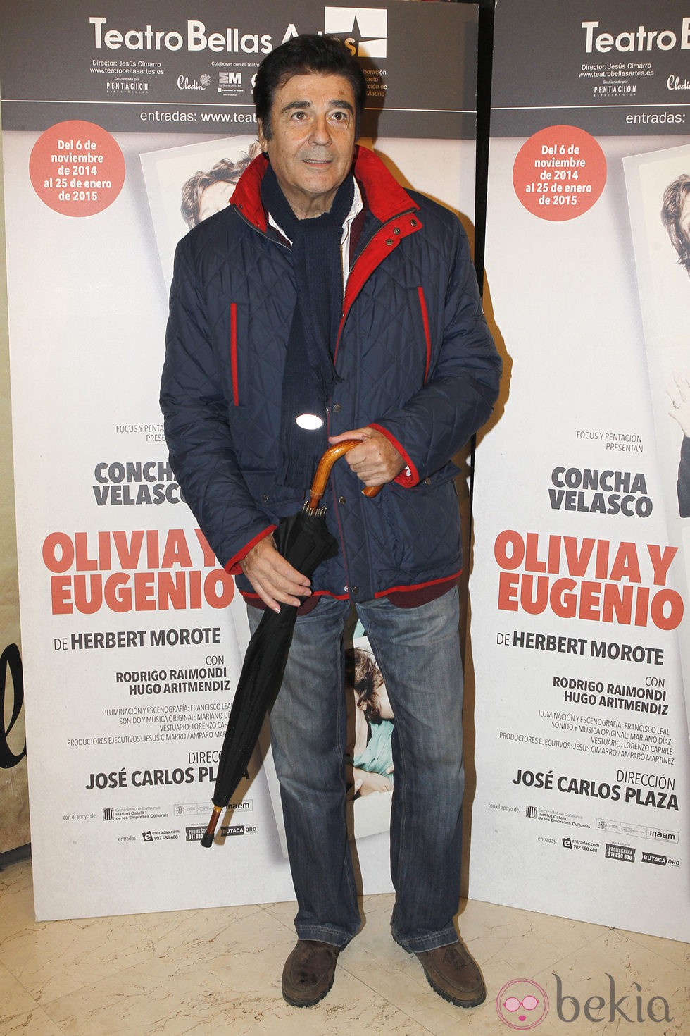 Máximo Valverde en el estreno de 'Olivia y Eugenio' en Madrid