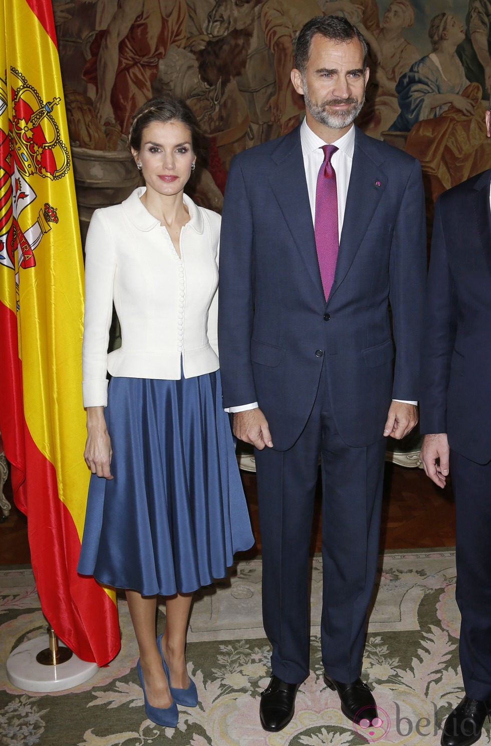 Los Reyes Felipe y Letizia en su primer viaje a Bélgica como Reyes de España