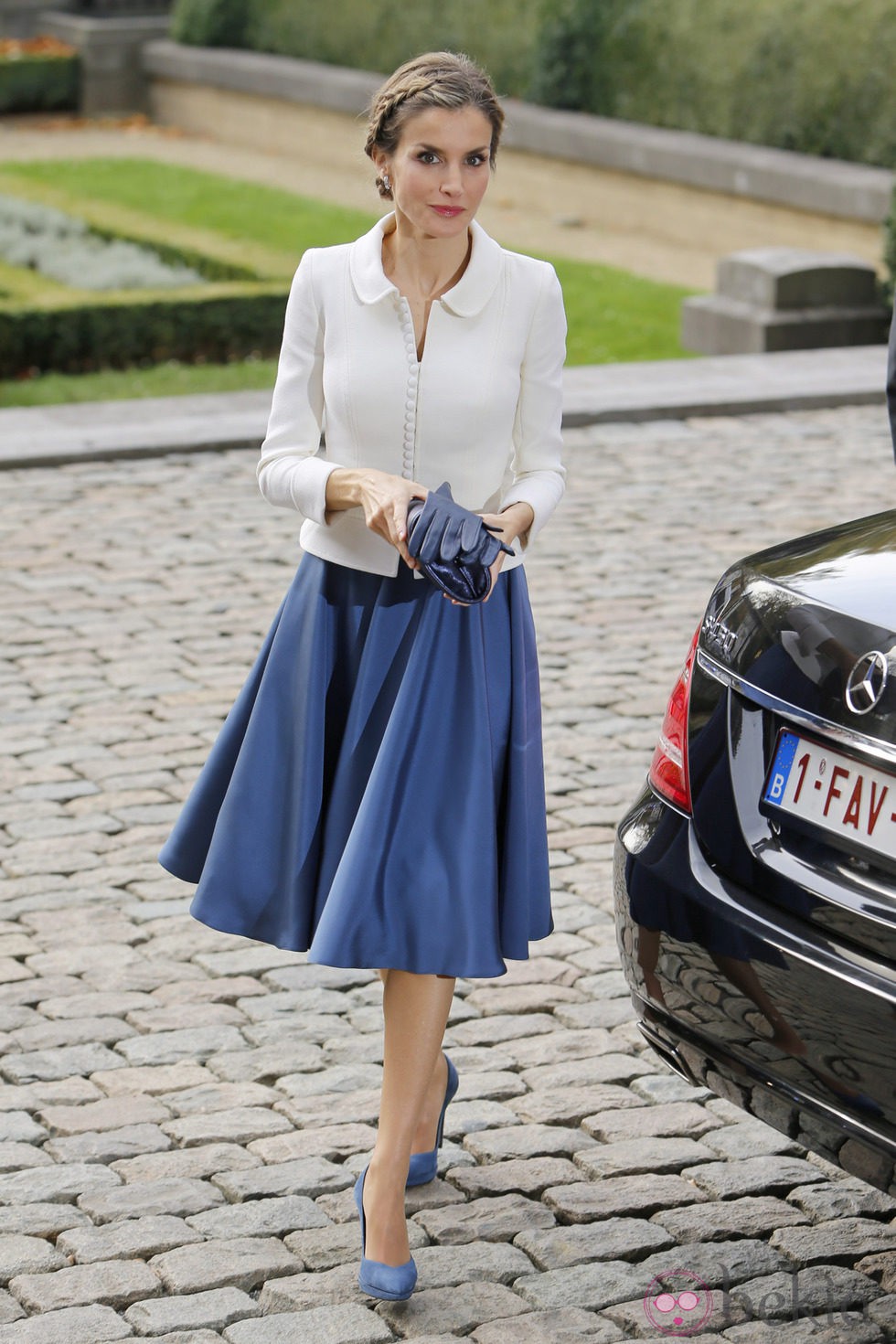 La Reina Letizia en su primer viaje oficial a Bélgica como Reina de España