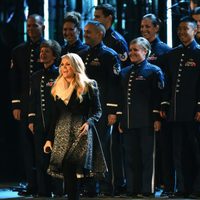 Carrie Underwood durante su actuación en Concert for Valor 2014