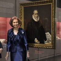 La Reina Sofía en la inauguración de una exposición de El Greco en Atenas
