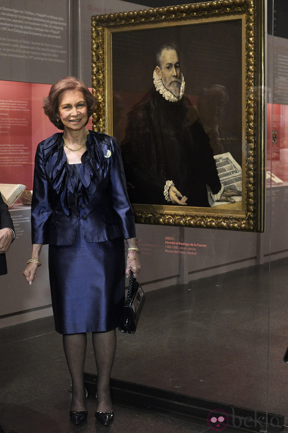 La Reina Sofía en la inauguración de una exposición de El Greco en Atenas