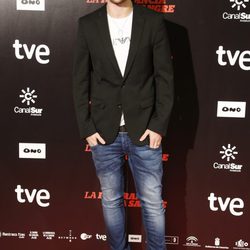 Gonzalo Ramos en el estreno de 'La ignorancia de la sangre' en Madrid