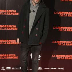 Unax Ugalde en el estreno de 'La ignorancia de la sangre' en Madrid