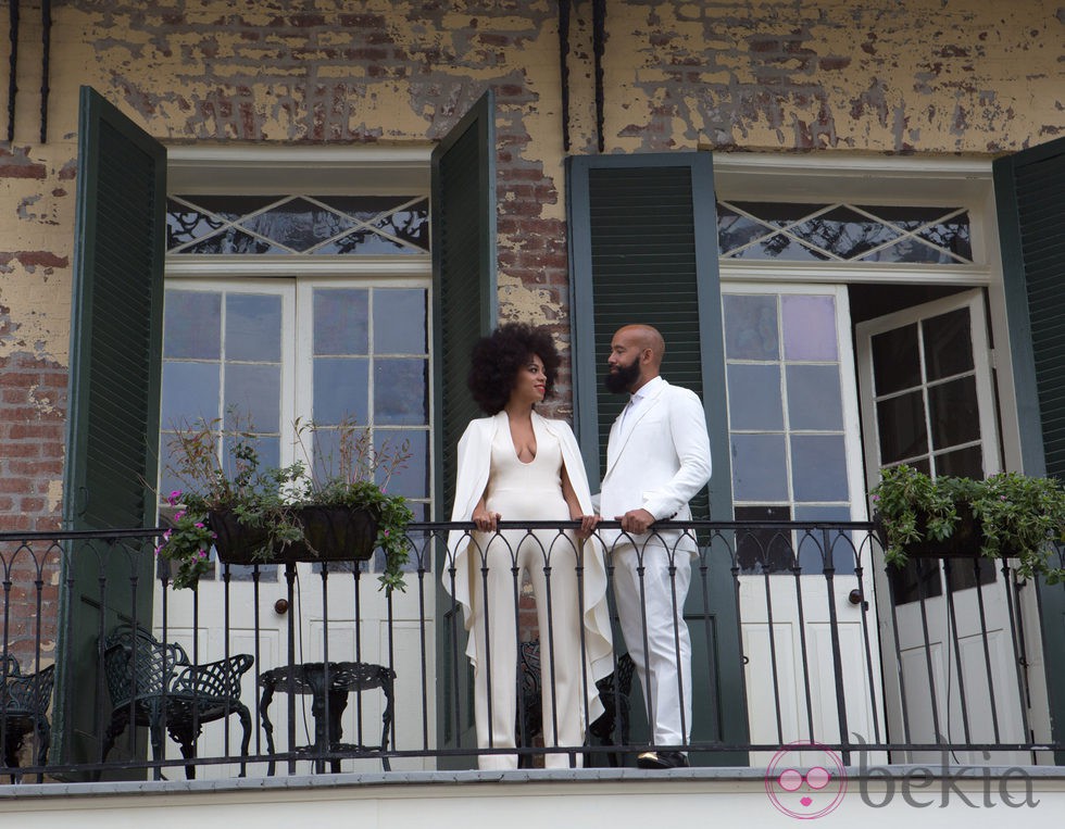 Solange Knowles y Alan Ferguson muy románticos el día de su boda en Nueva Orleans