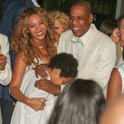 Beyoncé y Jay Z el día de la boda de Solange Knowles con Alan Ferguson