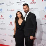Ricky Martin y Victoria Beckham en la Global Gift Gala 2014 de Londres