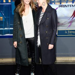 Cara Delevingne y Kate Moss en Printemps Paris
