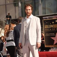 Matthew McConaughey recibe su estrella en el Paseo de la Fama de Hollywood