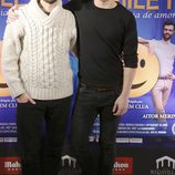 Aitor Merino y Ramón Pujol en el estreno de 'Smiley'