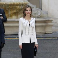 La Reina Letizia en su primer viaje oficial a Italia como Reina de España