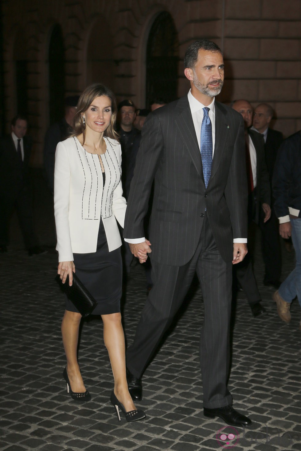 Los Reyes Felipe y Letizia en su primer viaje a Italia como Reyes de España