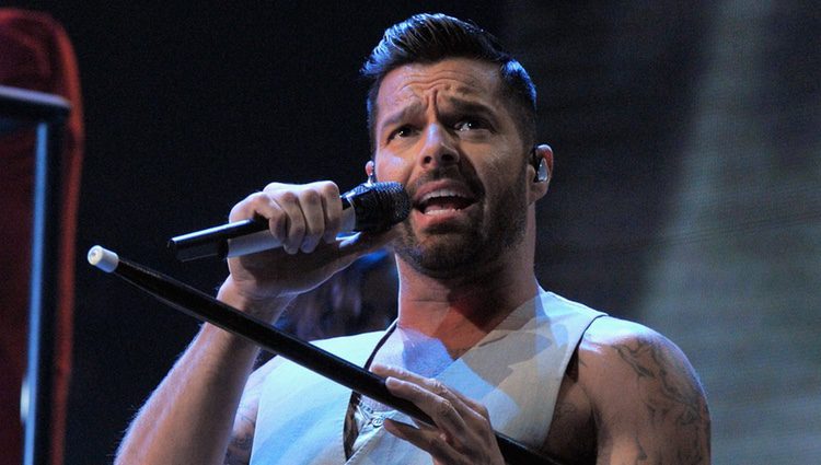 Ricky Martin en la entrega de los Premios Grammy Latino 2014