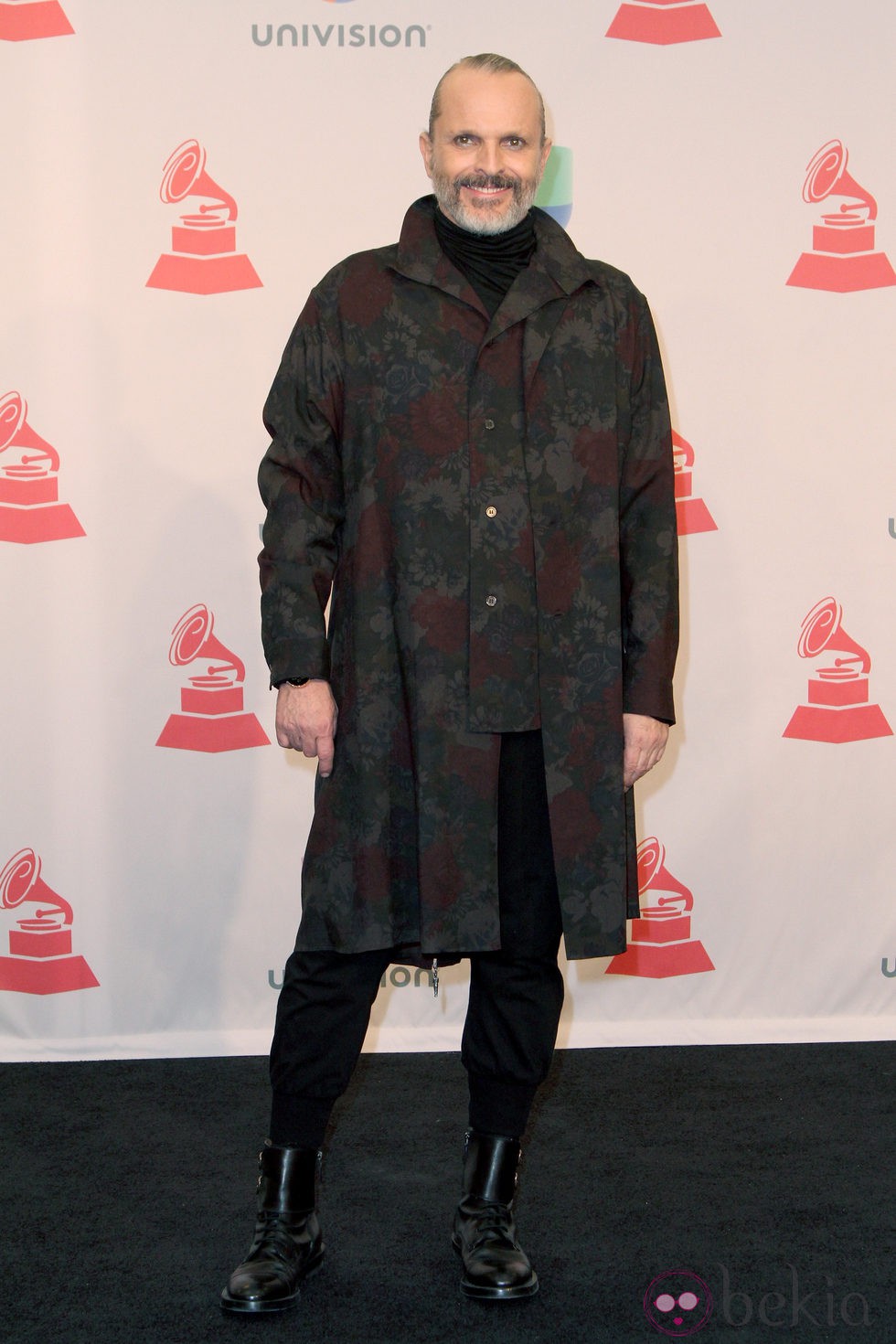 Miguel Bosé en la entrega de los Premios Grammy Latino 2014