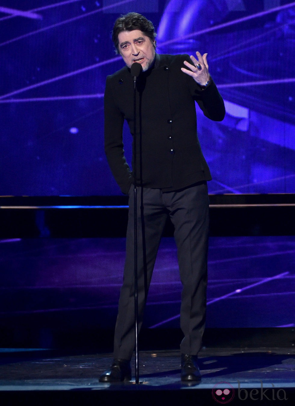 Joaquín Sabina en la entrega de los Premios Grammy Latino 2014