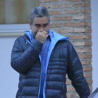 Agustín Pantoja tras la entrada en la cárcel de Alcalá de Guadaíra de Isabel Pantoja
