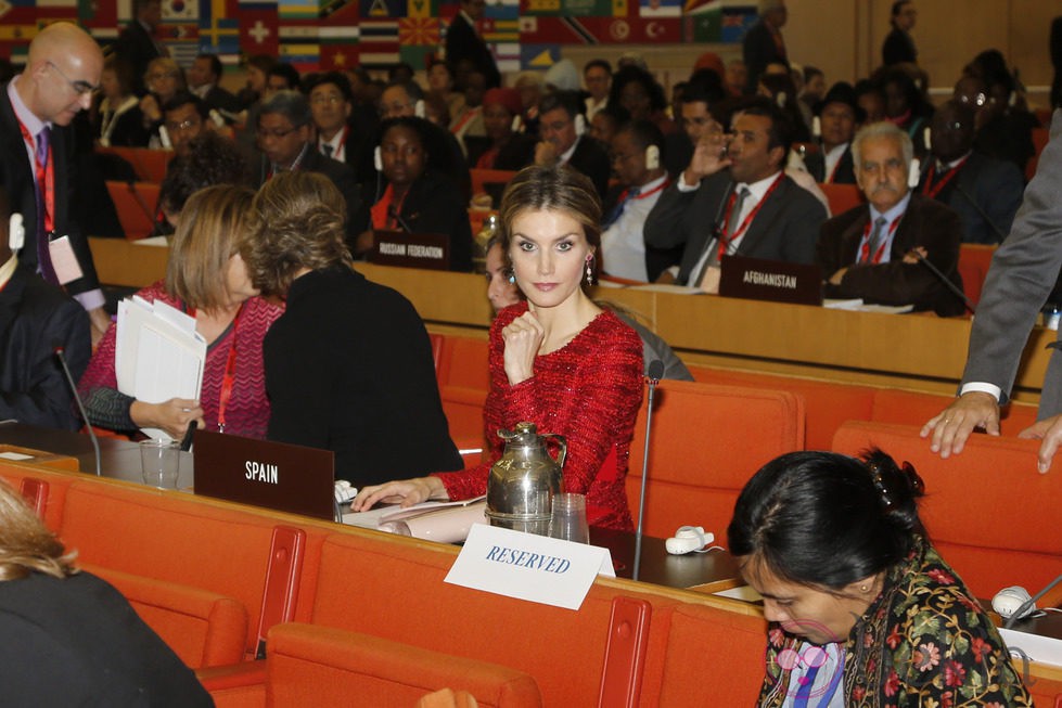 La Reina Letizia en la Conferencia sobre Nutrición de la FAO