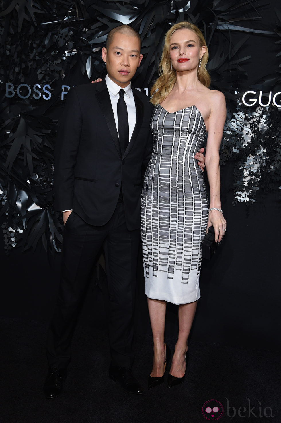 Jason Wu y Kate Bosworth en la entrega de los Hugo Boss Prize 2014