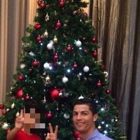 Cristiano Ronaldo prepara la Navidad con su hijo Cristiano Ronaldo Jr.