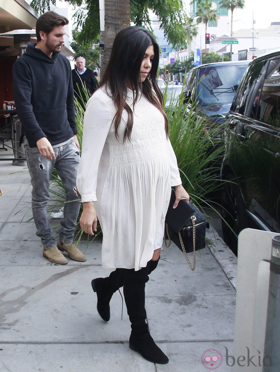 Kourtney Kardashian y Scott Disick salen a comer en Beverly Hills