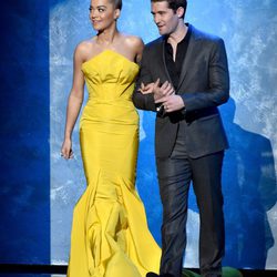 Rita Ora y Matthew Morrison en los American Music Awards 2014