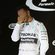 Lewis Hamilton emocionado tras ganar el Mundial de Fórmula Uno 2014