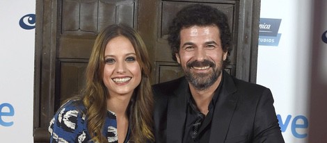 Rodolfo Sancho y Michelle Jenner en el estreno del último capítulo de 'Isabel'