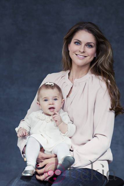 Magdalena de Suecia y su hija la Princesa Leonor felicitan Acción de Gracias 2014