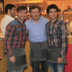 Pablo Nieto, Juan Peña y Miguel Abellán en el Rastrillo 2014