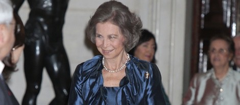 La Reina Sofía en la entrega del premio de poesía iberoamericana que lleva su nombre