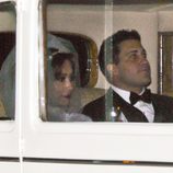Los novios, Snooki y Jionni LaValle el dia de su boda