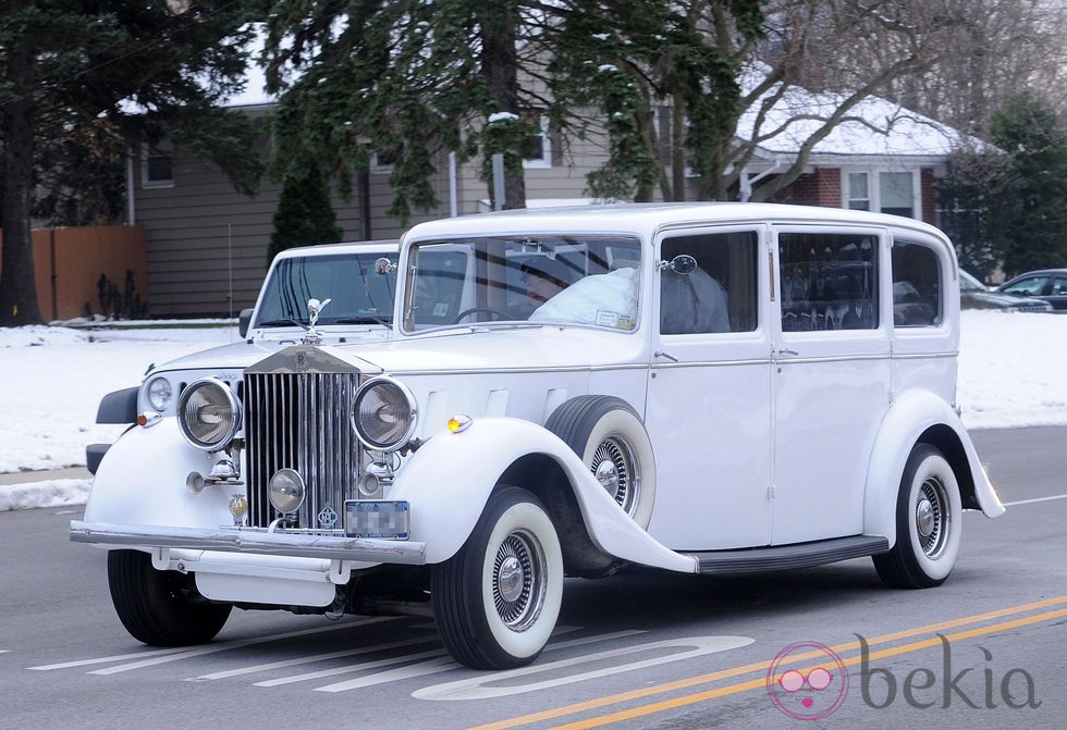 Snooki en el Rolls Royce el dia de su boda
