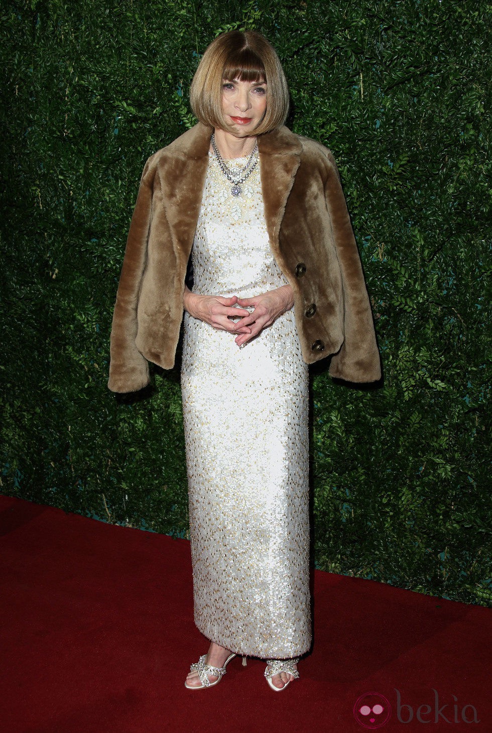 Anna Wintour en los Evening Standard Theatre Awards 2014