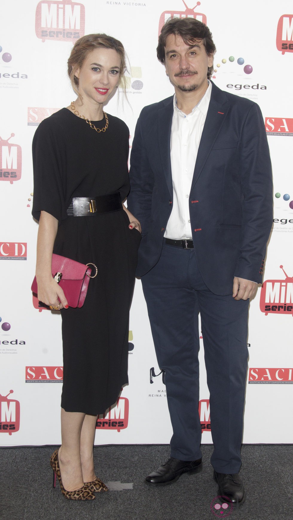 Marta Hazas y Javier Veiga en los Premios MiM Series 2014