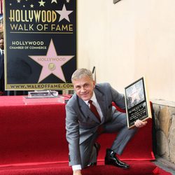 Christoph Waltz recibe su estrella en el Paseo de la Fama de Hollywood