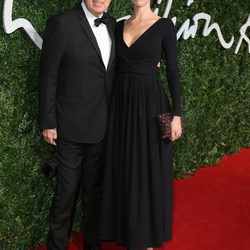 Mario Testino y Eva Herzigova acuden a los 'British Fashion Awards 2014' en Londres