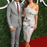 Lewis Hamilton y Nicole Scherzinger acuden a los 'British Fashion Awards 2014' en Londres