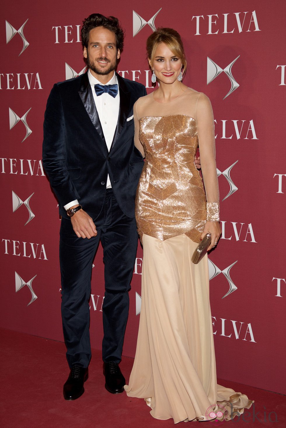Feliciano López y Alba Carrillo en los Premios T de Telva 2014