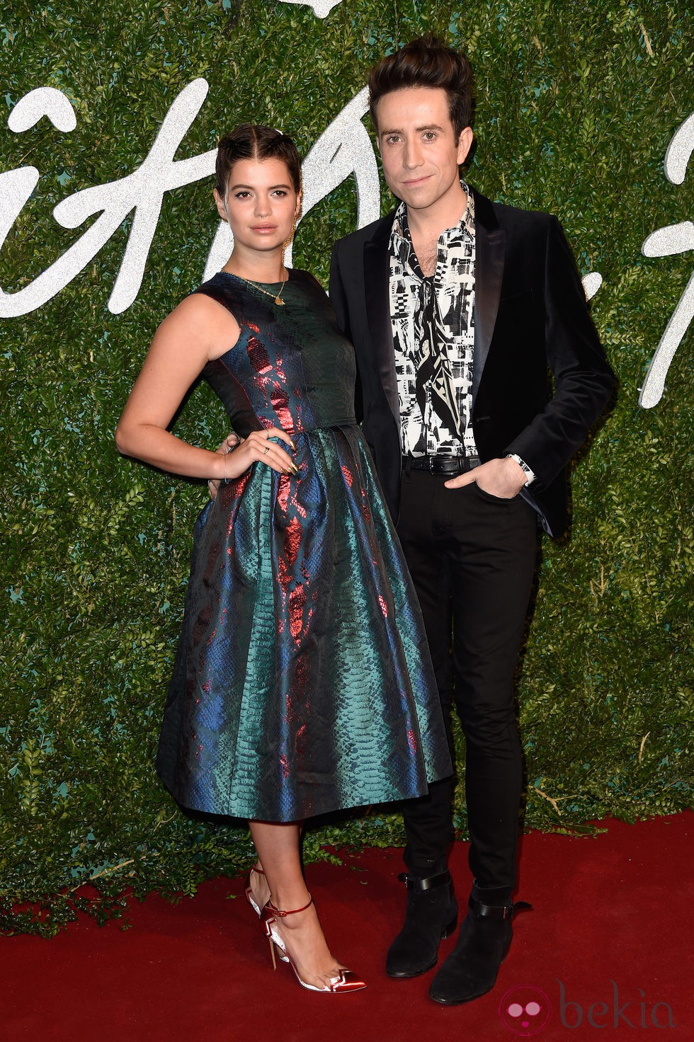 Pixie Geldof y Nick Grimshaw acuden a los 'British Fashion Awards 2014' en Londres