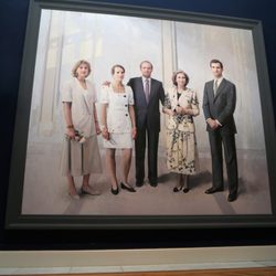 El cuadro 'La Familia de Juan Carlos I' de Antonio López