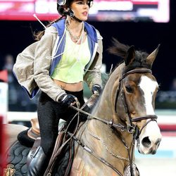 Carlota Casiraghi montando a caballo en el torneo hípico 'Style & Competition' del 'Master Gucci' en París