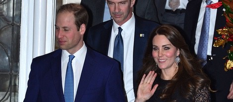 El Príncipe Guillermo y Kate Middleton salen de una cena de la asociación Amigos Americanos de la Fundación Real en Nueva York