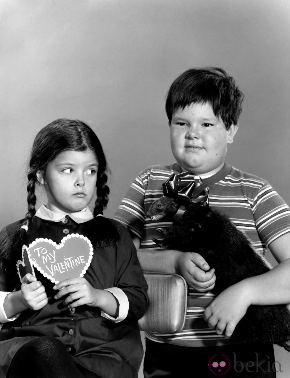 Los pequeños de 'La Familia Addams' en 1964
