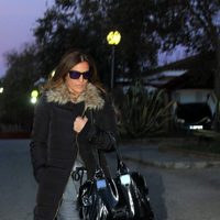 Raquel Bollo llegando a la cárcel de Alcalá de Guadaíra