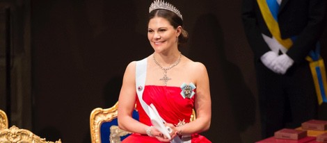 Victoria de Suecia en los Nobel 2014