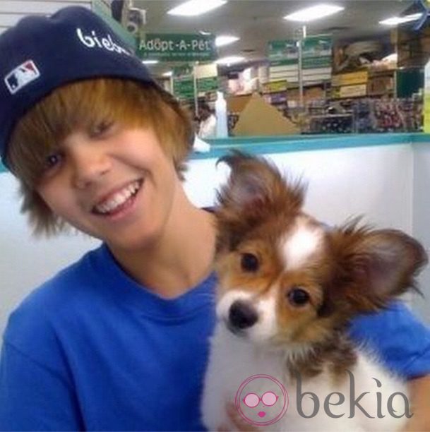 Justin Bieber y su perro Sammy