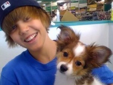 Justin Bieber y su perro Sammy