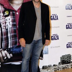 Daniel Guzmán en el estreno de 'Nacido en Gaza'